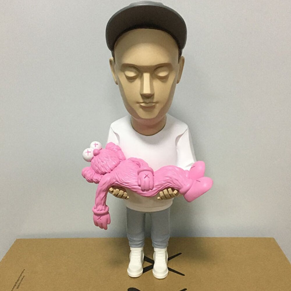 Celebrity Artist Actor Designer Culture Luxury Figure (Bryan Donnelly Kaws Pink)